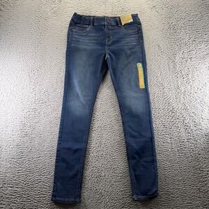 Thereabouts Superflex Jeans Womens 16 Blue Cotton Denim Jegging Faded Workwear